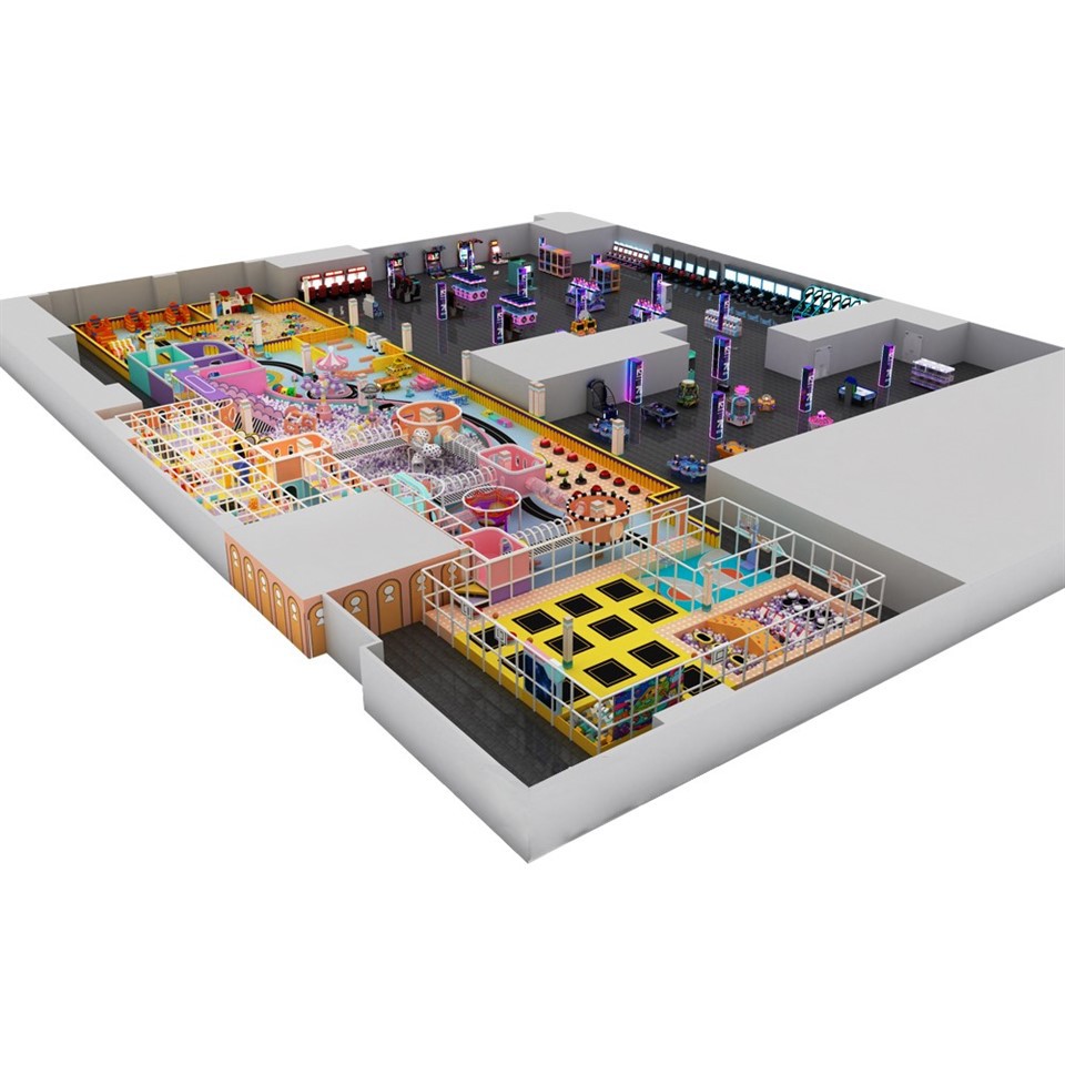 indoor amusement park trampoline